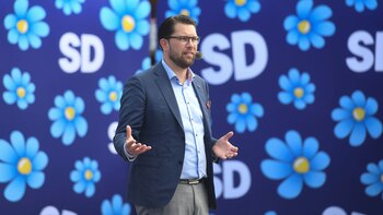 Jimmie Akesson, líder del partido