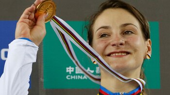 Kristina Vogel, ex campeona olímpica,