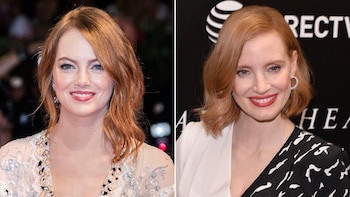 Emma Stone y Jessica Chastain,