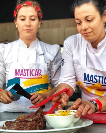 Las chefs Florencia Borsani y