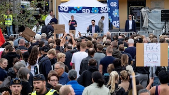 Protesta contra un acto de