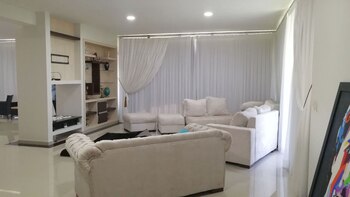 El interior de la lujosa