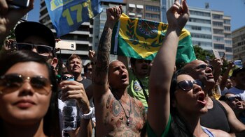 Miles de seguidores de Bolsonaro se movilizaron en Brasil (Reuters)