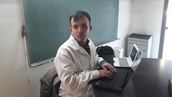 Lucas Romagnoli es docente inclusivo