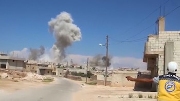 Idlib es blanco de bombardeos