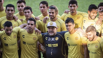 Diego y el plantel de