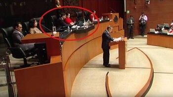 El senador Martí Batres no