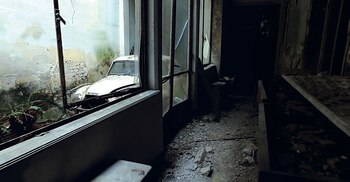 El mismo lugar hoy, con