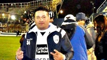 Camilleri, en el estadio del