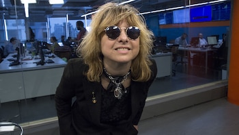 Celeste Carballo, en los estudios