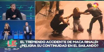 Macarena Rinaldi fue asistida por