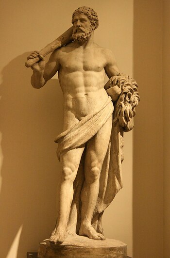 Estatua de Hércules por Gilles-Lambert
