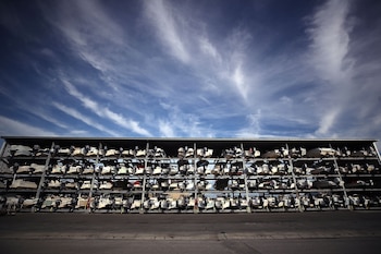 Barcos en una guardería del Wrightsville