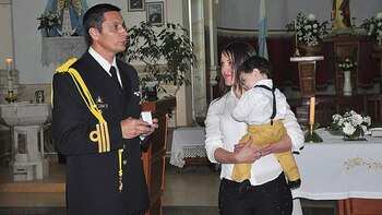 El bautismo de uno de