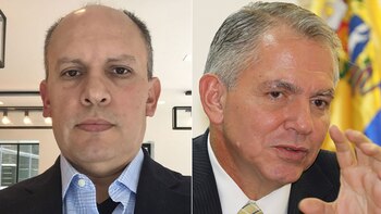 Nervis Villalobos y Javier Alvarado