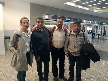 Los veedores que embarcaron fueron