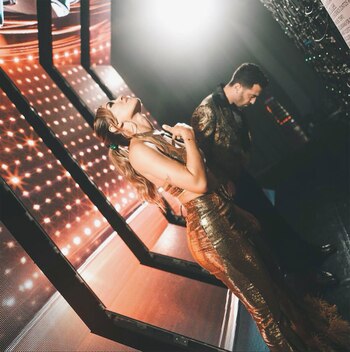 Jimena Barón y Mauro Caiazza