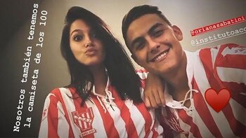 Con su novio desde hace