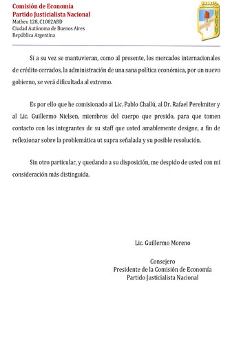 La parte final de la