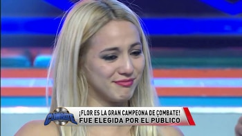 Flor Vigna, campeona de “Combate”