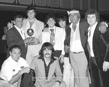El grupo íntimo de Maradona