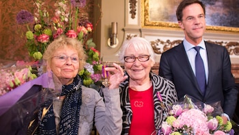 Freddie y Truus Oversteegen cuando