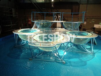 La estructura del Aquadance: cinco