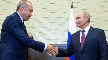 Erdogan y Putin en Sochi,