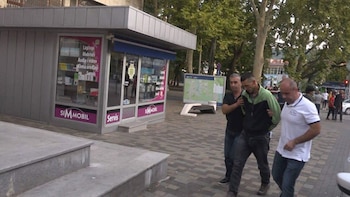 Sabahudin Velic, al ser trasladado