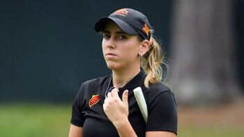 La golfista española Celia Barquín