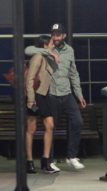 Se los vio muy cariñosos.