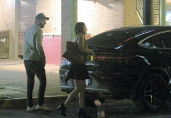 La modelo y el jugador