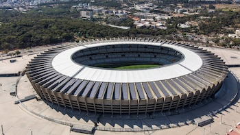 En el estadio Mineirao, Argentina