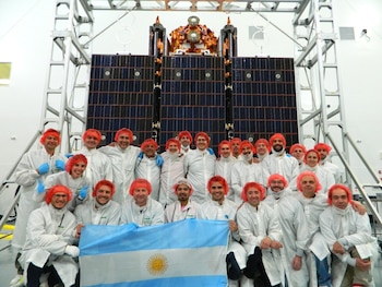 El equipo de la CONAE