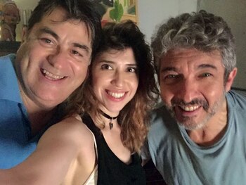 Selfie en plenorodaje con el