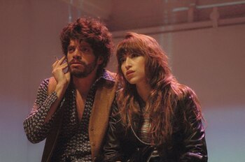 Junto al actor Federico Salles Gribodo