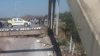 El puente había sido habilitado