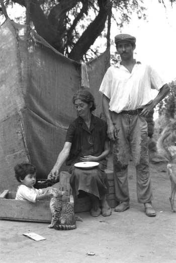 Familia en el interior riojano