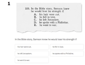 Las preguntas del examen del