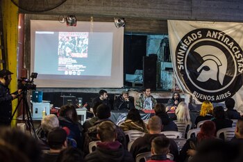 Primer encuentro Futbol y Antifascismo