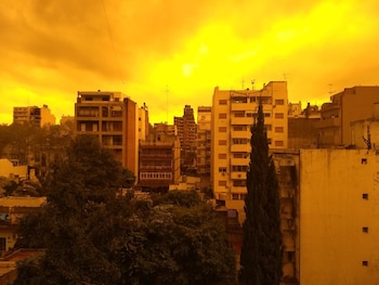 El cielo se tiñó de