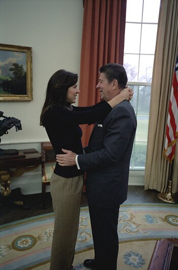 Davis vista a su padre