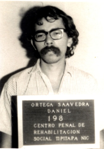 Daniel Ortega, al ser apresado
