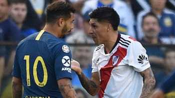 Enzo Pérez se cruzó con