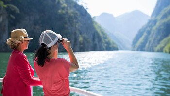 Middle age women, sail on