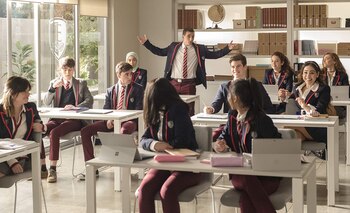 Miguel Herrán y Jaime Lorente