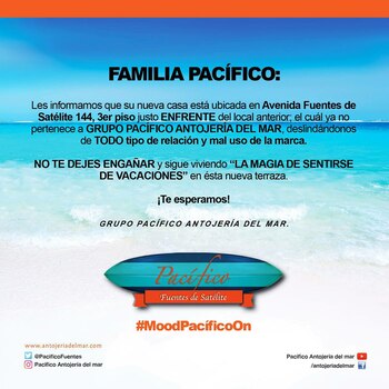 Comunicado de la empresa publicado