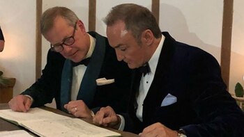 Los novios se conocieron en