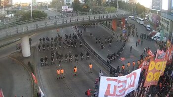 Prefectura y los militantes de