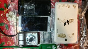 Dispositivos incautados